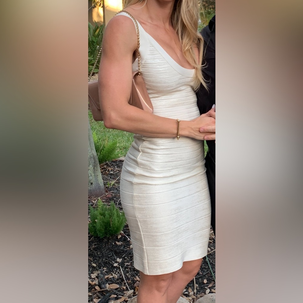 Herve Leger bandage dress